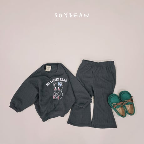soybean/96. bear knit updown set JS-JM