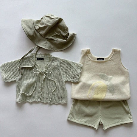 aosta/18. Knit Cardigan S(1-2Y)-L(3-5Y)