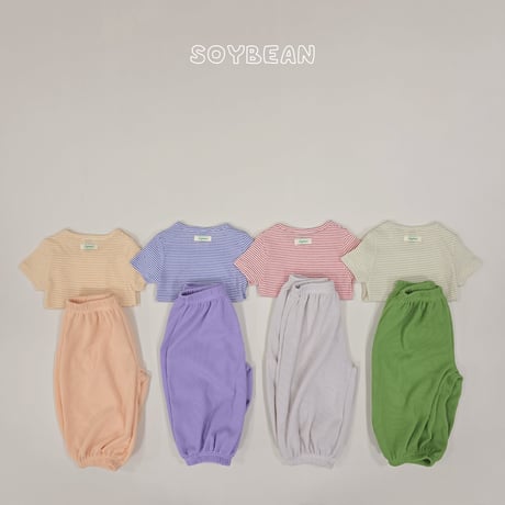 soybean/90. plan ) choco updown set XS-XL