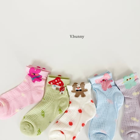 vbunny/85. house socks set M(130-150)-XL(180-210)
