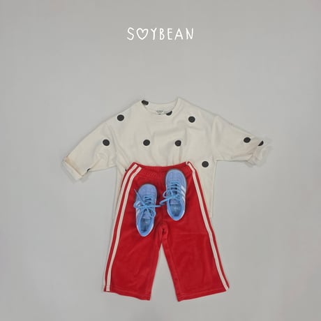 soybean/56. plan ) dot big box T-shirt JS-JM