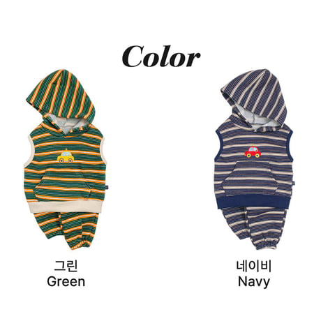 oottbebe/28. kids auto hood updown set XS(0-1Y)-XL(4-5Y)