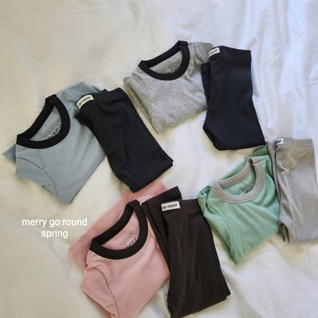 merrygoround/41. two color set inner wear XS-2XL