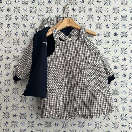 gou/143. B-pattern overalls  2(6-12M)-3(12-18M)