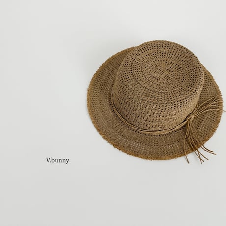 vbunny/66. raphia hat FREE(48-52CM)