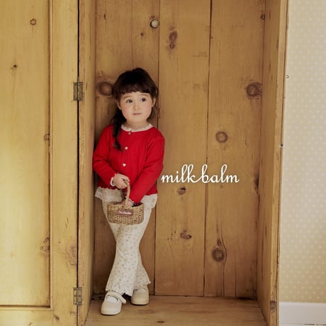 milkbalm/22. pin tuck flower pants XS-XL