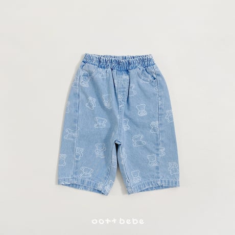 oottbebe/67. bear pants XS(1-2Y)-XL(6-7Y)
