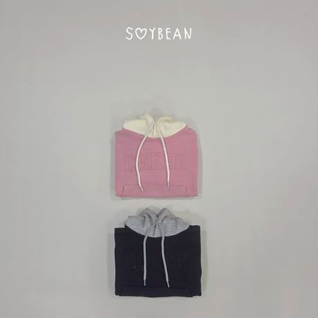 soybean/95. plan two color hood T-shirt XS-XL