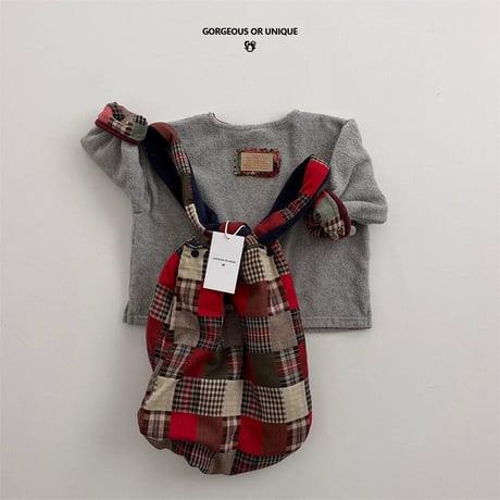 gou/87. roll_up T-shirt XS(2-3Y)-XL(6-7Y)