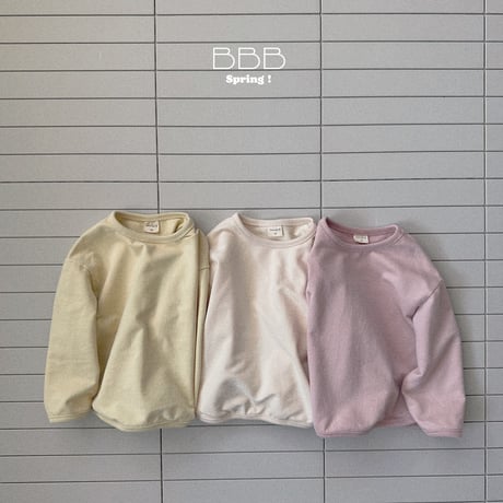bellabambina/42. bangbang plain T-shirt 12M-XL