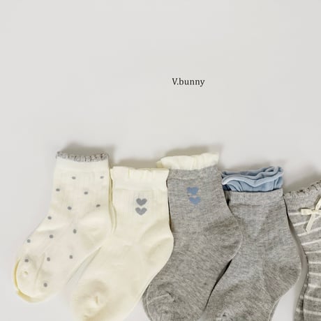 vbunny/2. soha socks set M(130-150)-XL(180-210)