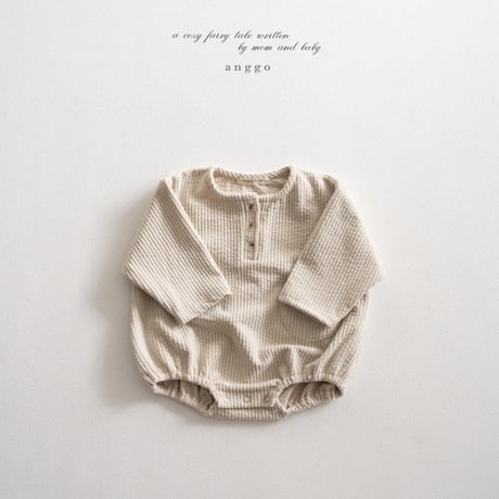 anggo/25. (bebe) croasan romper 6M-12M