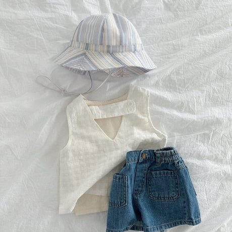 minirobe/19. Oha Sleeveless Blouse  S-XL