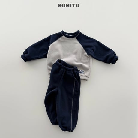 bonito/8. plan ) two ton raglan set JS-JM