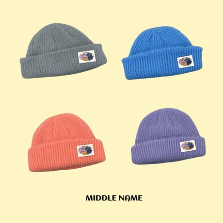middlename/61. color knit beanie FREE