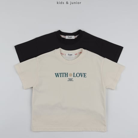 owen/83. with love half t T-shirt ADULT