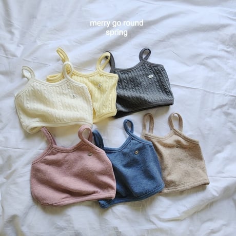 merrygoround/36. spring sleeveless XS-2XL