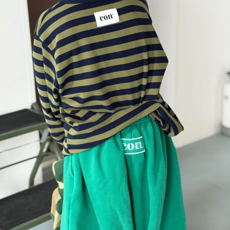con_/20. puding stripe boxy T-shirt 1(66-77CM)-4(97-107CM)