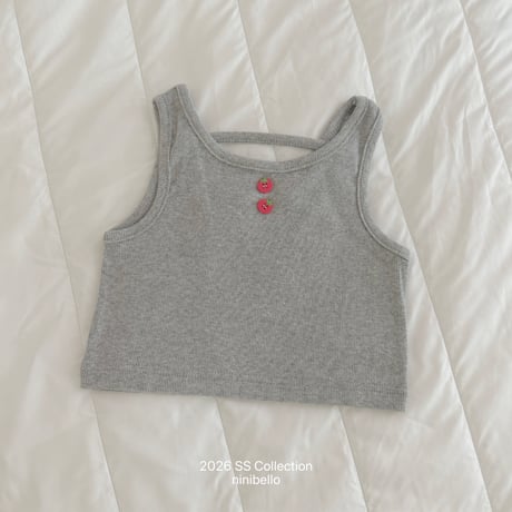 ninibello/154. tomato button sleeveless XS-XL