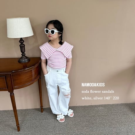 namoo/3. soda flower sandal 140-220