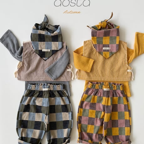 aosta/66. [Patchwork Scarf] FREE
