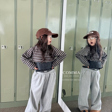 comma/67. crop knit 110-130