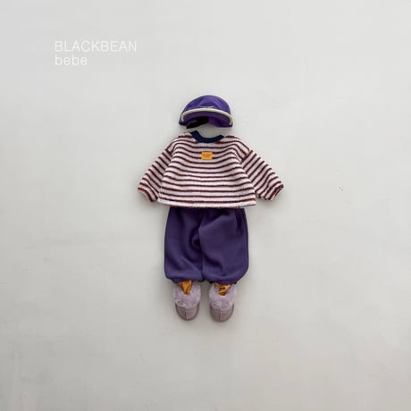 blackbean/3. bichon bebe man-to-man S-M