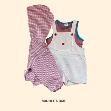middlename/24. heart overalls pants JS-JM