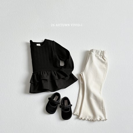 vividi/52. plain span nalrari pants JS-JM