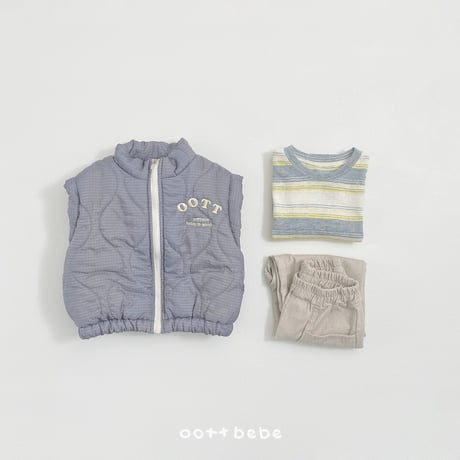 oottbebe/58. day quilting vest XS(1-2Y)-XL(6-7Y)