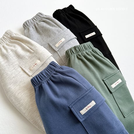 vividi/10. label cargo jogger pants JS-JM
