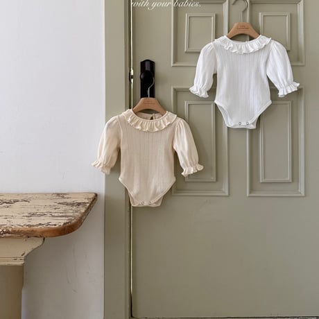monbebe/10. harmony fril suit S(3-6M)-L(12-24M)