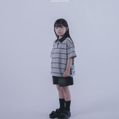 lilybooth/27. matin collar T-shirt S-XL