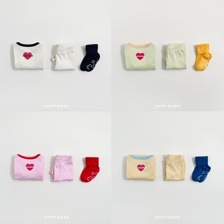 oottbebe/4. modal heart ( ) inner wear XS(1-2Y)-XL(6-7Y)