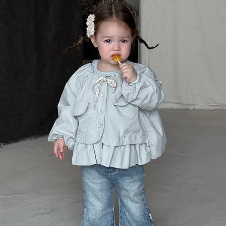 aiai/96. bebe fril denim pants XS-L