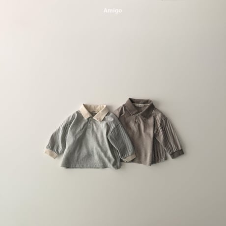amigo/49. collar T-shirt XS-XL