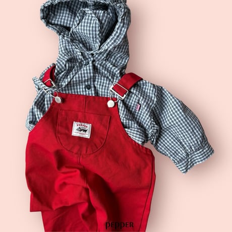 pepper/11. cherry overalls  XS-XL