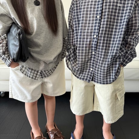 our/41. check shirt S-XL