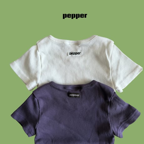 pepper/60. milk golgi T-shirt XS-XL