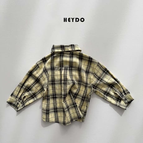 heydo/21. fade check shirt S-XL