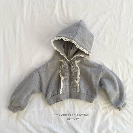 melikey/74. juju fril hood zipup JS-JM