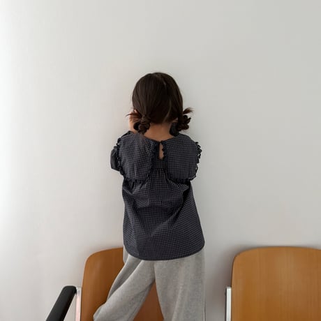 ellymolly/36. musk check blouse 5-11