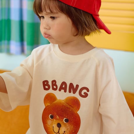 oottbebe/42. raglan kids ( family ) T-shirt XS(0-1Y)-XL(4-5Y)