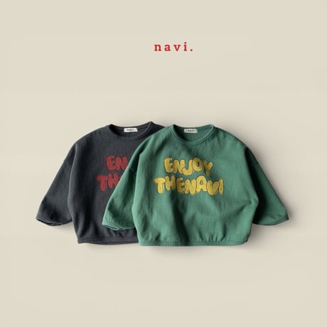 navi/63. shirts round T-shirt S-XL