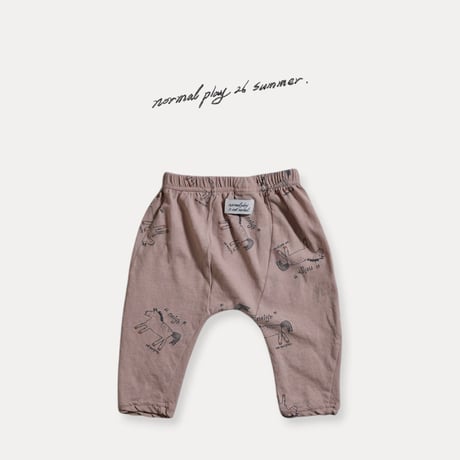 normalplay/75. summer baggy pants 12M-L