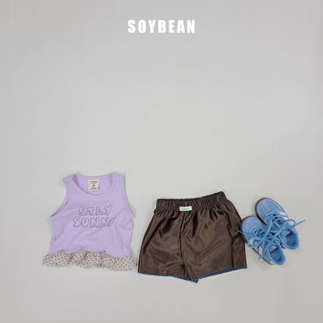 soybean/170. plan ) dot bubble sleeveless XS-XL