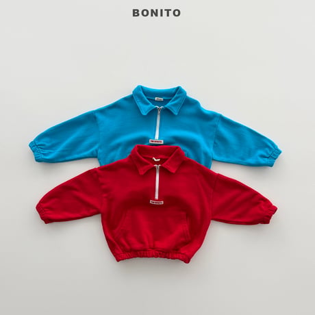 bonito/81. collar half zipup JS-JM