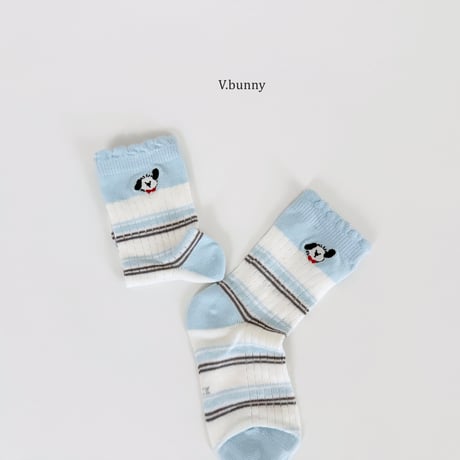 vbunny/72. silver ribbon socks set M(130-150)-XL(180-210)