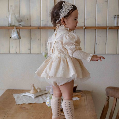 oren/1. bebe ) Riel lace skirt bloomer BEBE_S-BEBE_M