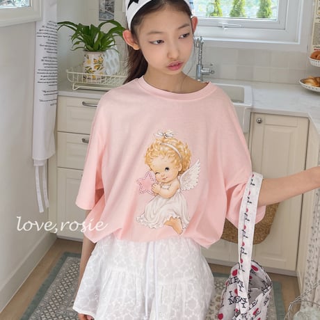 loverosie/132. angel roose boxy tee  2XL